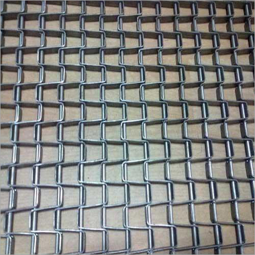 Honeycomb Flat Strip Belt - Metal Chain Structure | For Stoving, Washing, Heating, Cooling, Drying or Sterilizing During Transit