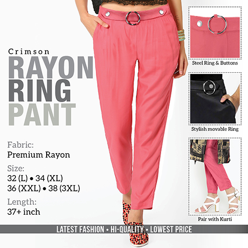 Rayon Crimson - Polyester Formal Dress, XL/XXL/L Size | Breathable, Quick Dry, No Fade, Washable, Plain Creamson Color, All Season