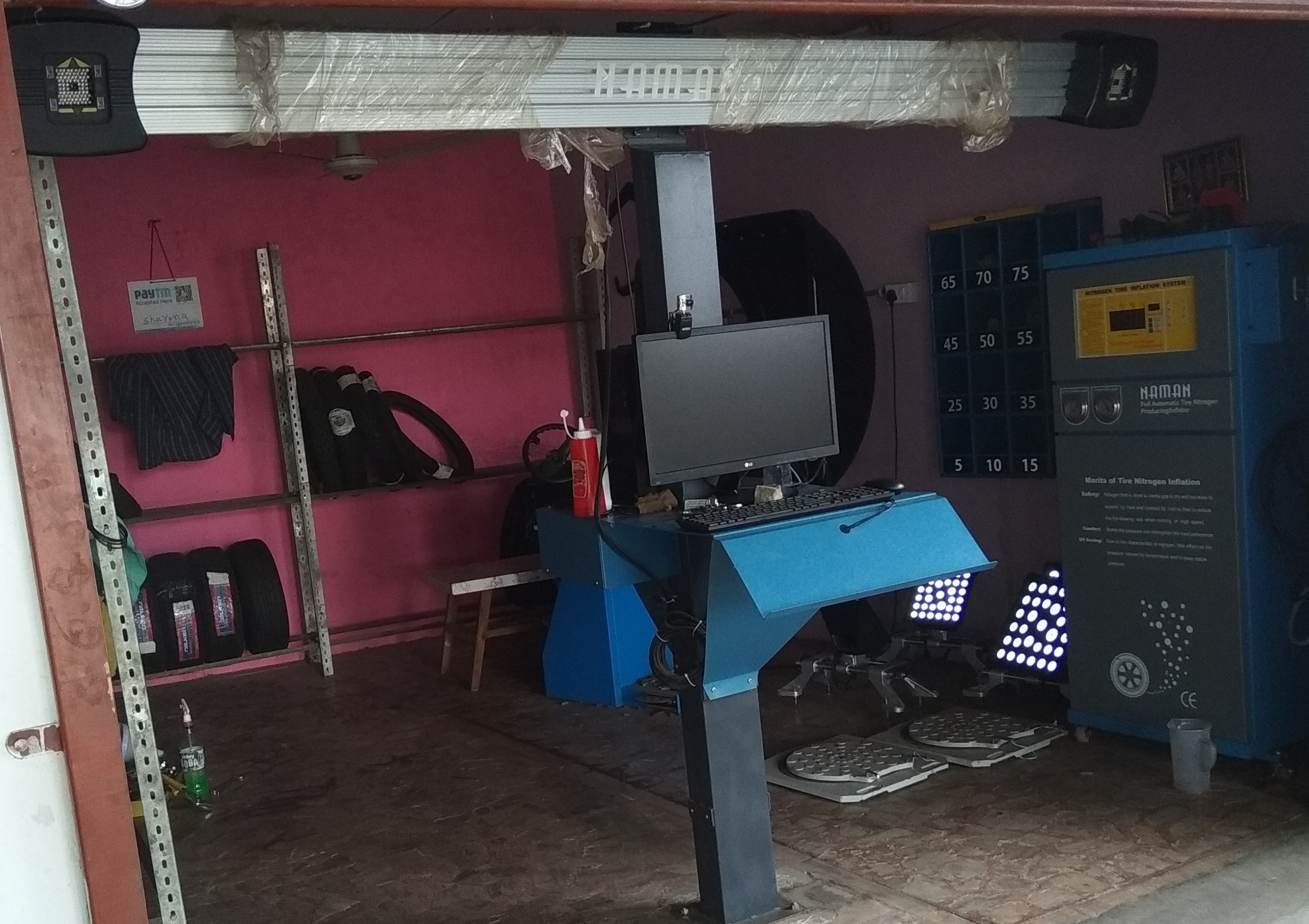 3d Wheel Alignment - Motor Power: 220 V