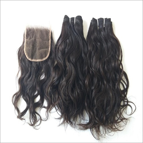 Temple Wavy Indian Best Hair Extensions - Color: Natural Color