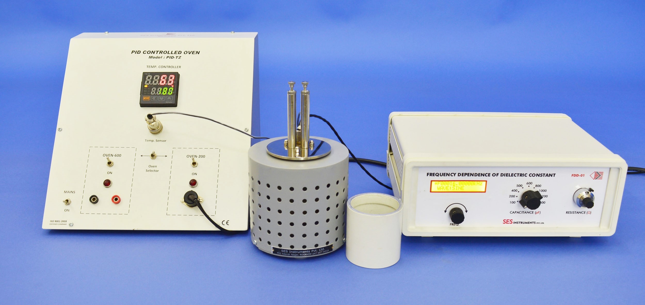 Frequency Dependence Of Dielectric Constant, Fdd-01 Application: Laboratory Use