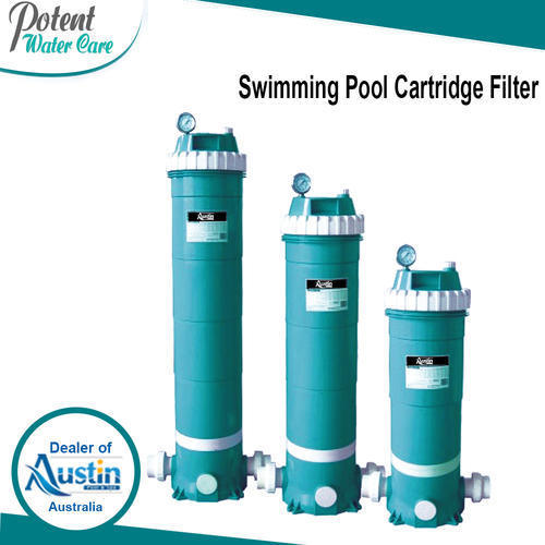Swimming Pool Cartridge Filter - Color: Turquoise Green