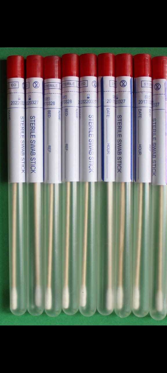 Transport Cotton Swabs Stick Color Code: Different