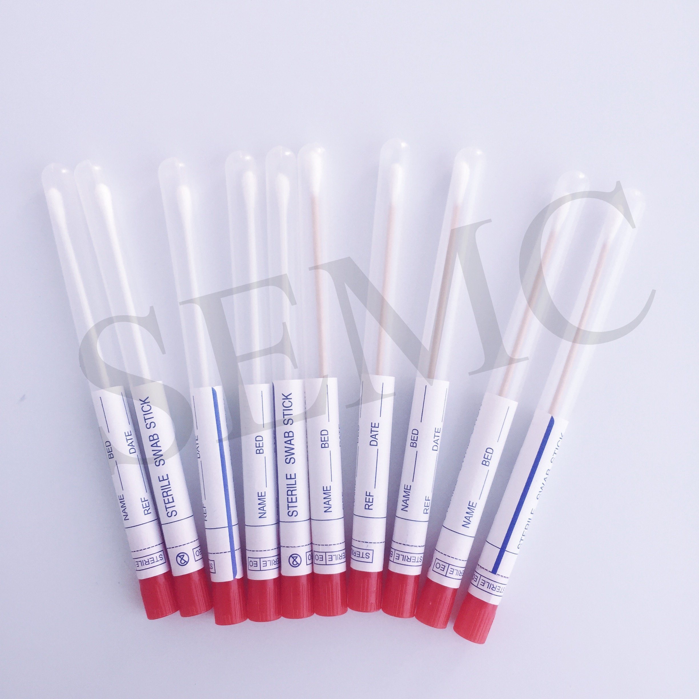 Transport Cotton Swabs Stick Color Code: Different