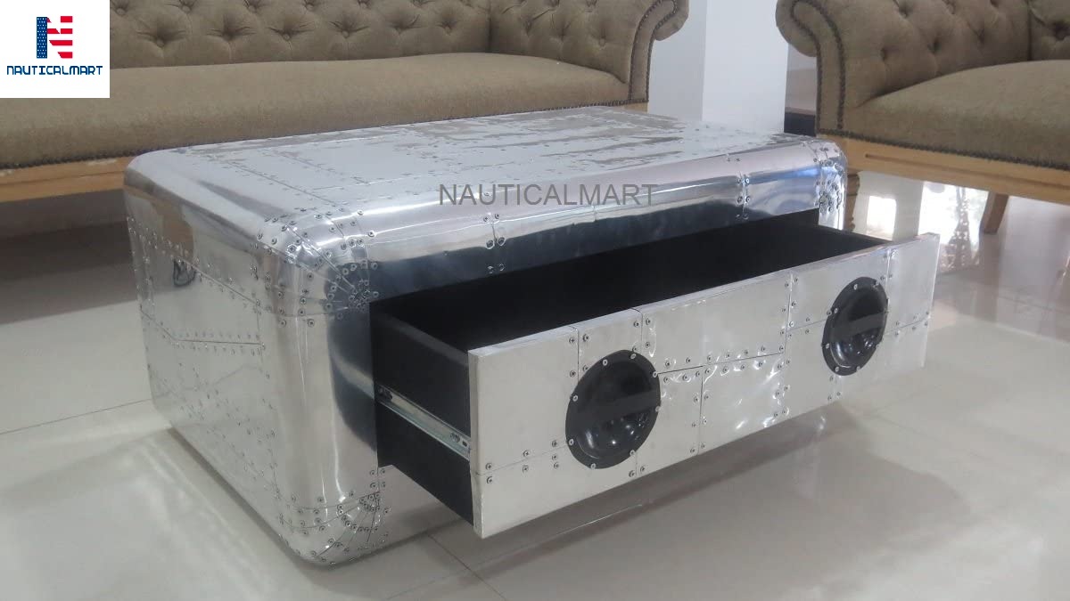 Nauticalmart Vintage Blackhawk Coffee Table Furniture