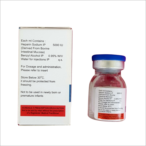 Heparin Sodium Injection 5000iu Grade: Medicine Grade