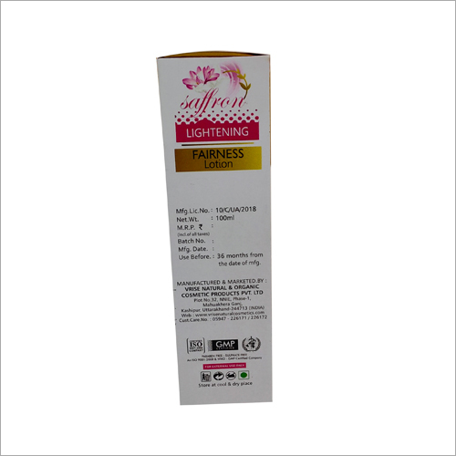 Fairness Lotion - 100 Ml White, Water-resistant | Natural Ingredients, Skin Brightening, Uv Filters