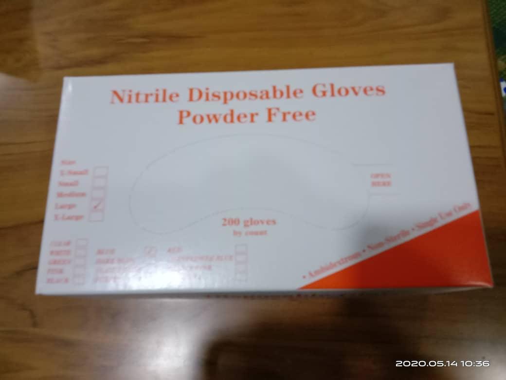 Nitrile Glove Powder Free