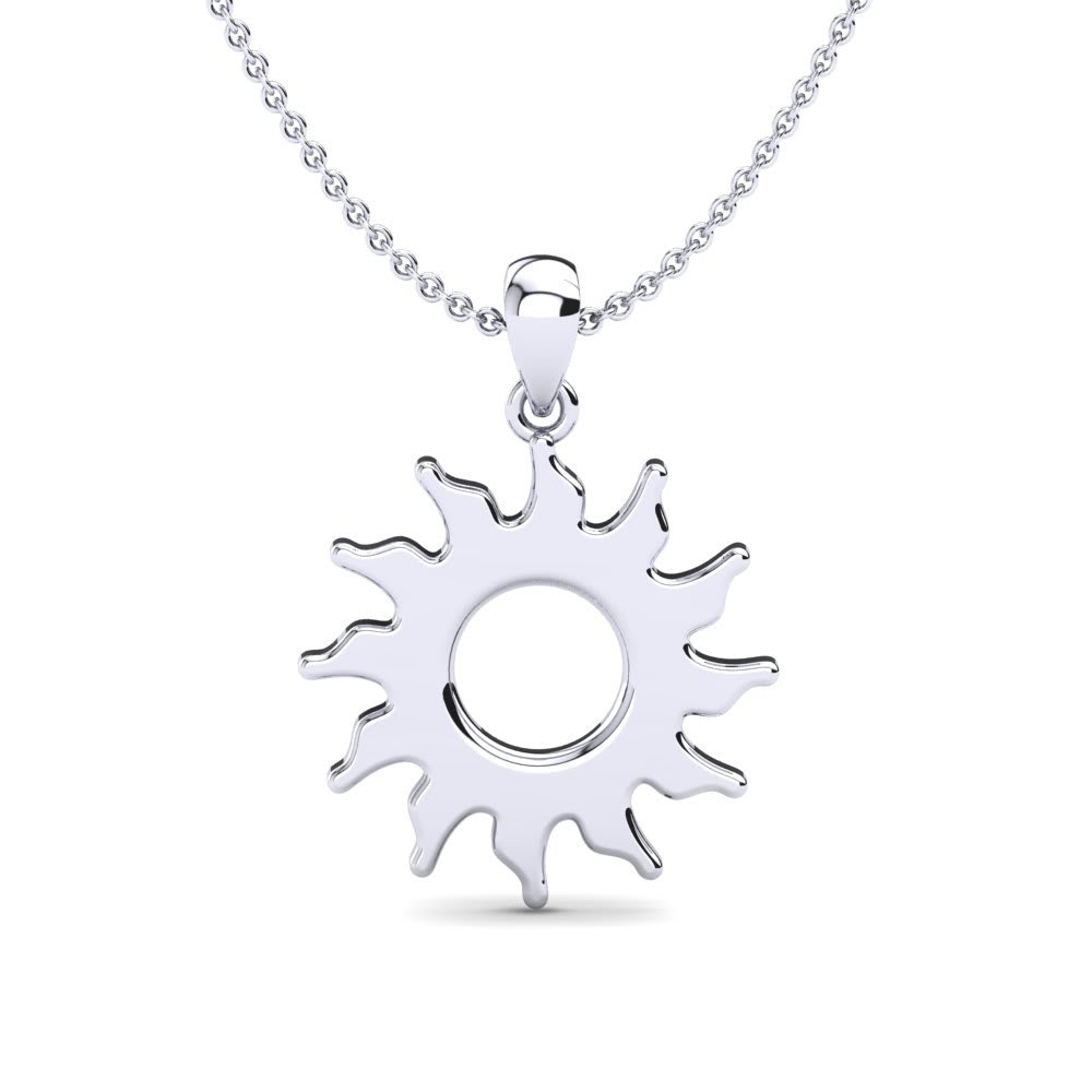 Plain Silver Pendants Gender: Women