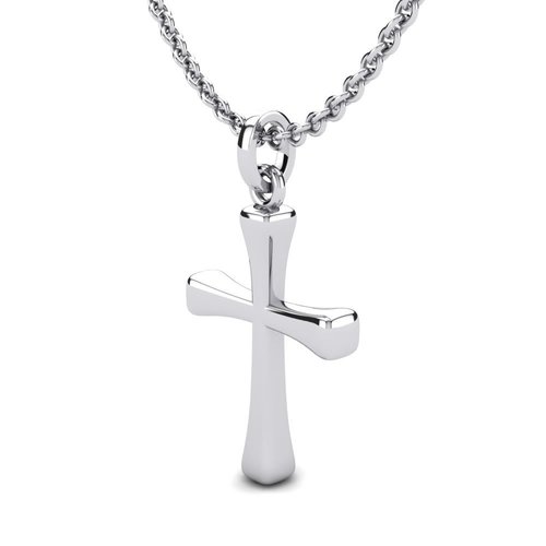 स्टर्लिंग सिल्वर प्लेन नेकलेस लिंग: महिलाएं