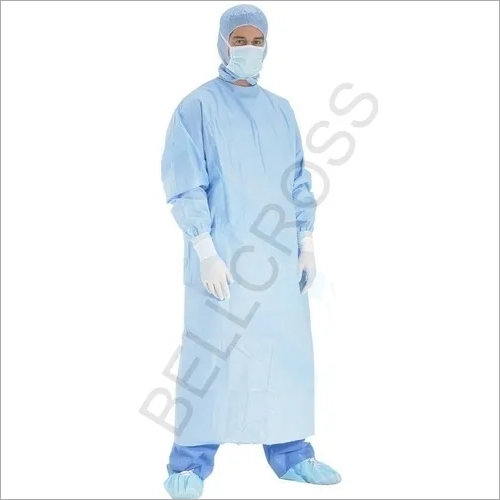 Laminated Gown - 2 Ply Laminate Large Blue, Sterile AAMI Level 3, Lightweight Eco-Friendly