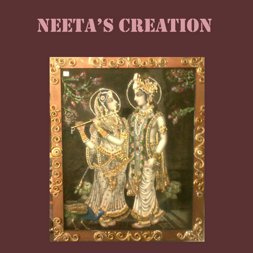 राधा कृष्ण तंजौर