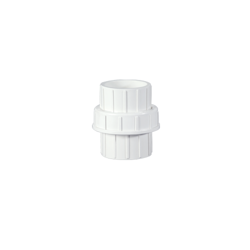 UPVC Union - Size 20mm, ISO Certified, 10 Bar Pressure Rating, 60°C Temperature Rating | Easy Installation, Durable, Leakproof, Cost-effective, Corrosion-resistant