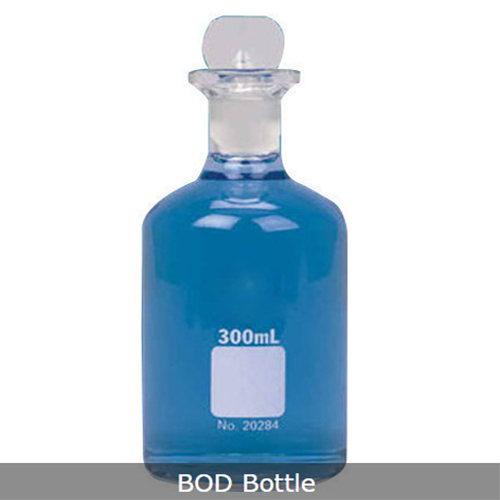 BOD Bottle - Glass, 300Ml, Square Shape | Autoclavable, Excellent Chemical Resistance, Accurate Readings, Leak-Proof Seal, Reusable Design