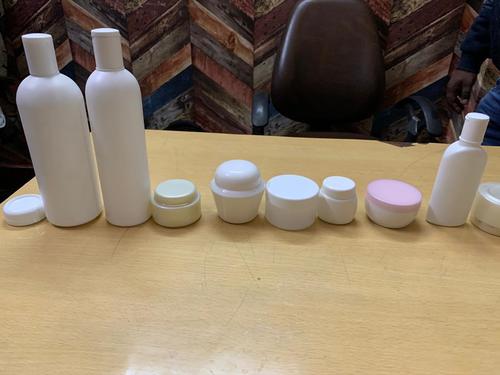 Cosmetic Plastic Containers - Lightweight, Various Capacities, Round Shape | White Color, Screw Cap Closure, Variable Dimensions