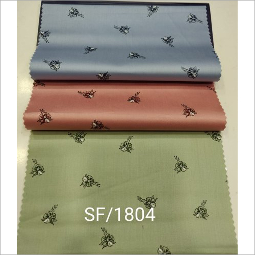 Satin Printed Shirting Fabric - 60x60 Satin, 56 Inch Width | Light Weight, Washable, Premium Quality