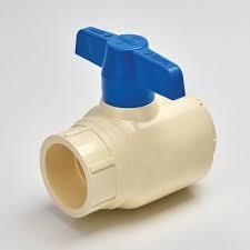 Cpvc Ball Valve - 15mm To 50mm Size | White Color, 10 Bar Pressure, 0°c To 60°c Temperature, Astm Standard, Solvent Weld Connection
