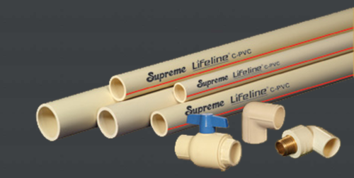 Supreme Cpvc Pipe - 15mm To 250mm, Ivory Color | High Quality, Leak Proof, Corrosion Resistant, Maintenance Free, Economical For Potable Water Applications