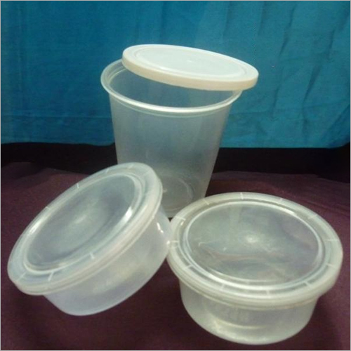 82 mm Lid Food Container - Plastic, 82 mm Diameter, White and Transparent Color, Circular Shape | Disposable, Microwave Safe, Ideal for Events and Parties