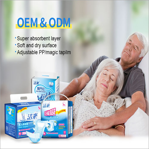 सफेद Xl आकार का वयस्क डायपर