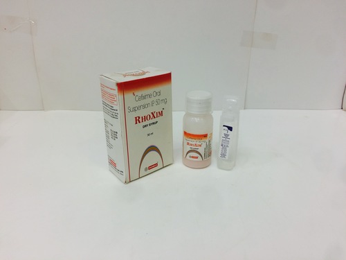 Cefixime 50mg Dry Syrup - 30ml Bottle with W.F.I. | Accurate Measurement, Easy to Use, Effective Treatment, Fast Relief, Safe Dosage