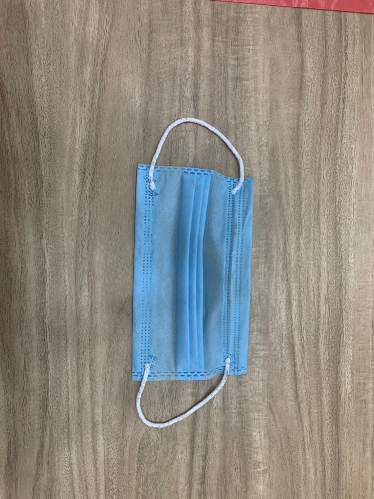 Ppe Kit - 3 Ply Surgical Mask, One Pair Gloves, Sitra Certified, 90 Gsm, Laminated, Blue Seam Tape | Disposable, Waterproof, Recyclable, Non-woven