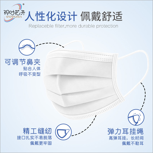 White Durable Face Mask