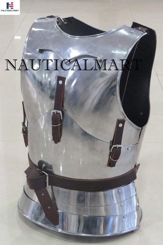 Nauticalmart मध्यकालीन कुइरास Larp फैंटेसी कॉस्टयूम स्टील हैलोवीन ब्रेस्टप्लेट