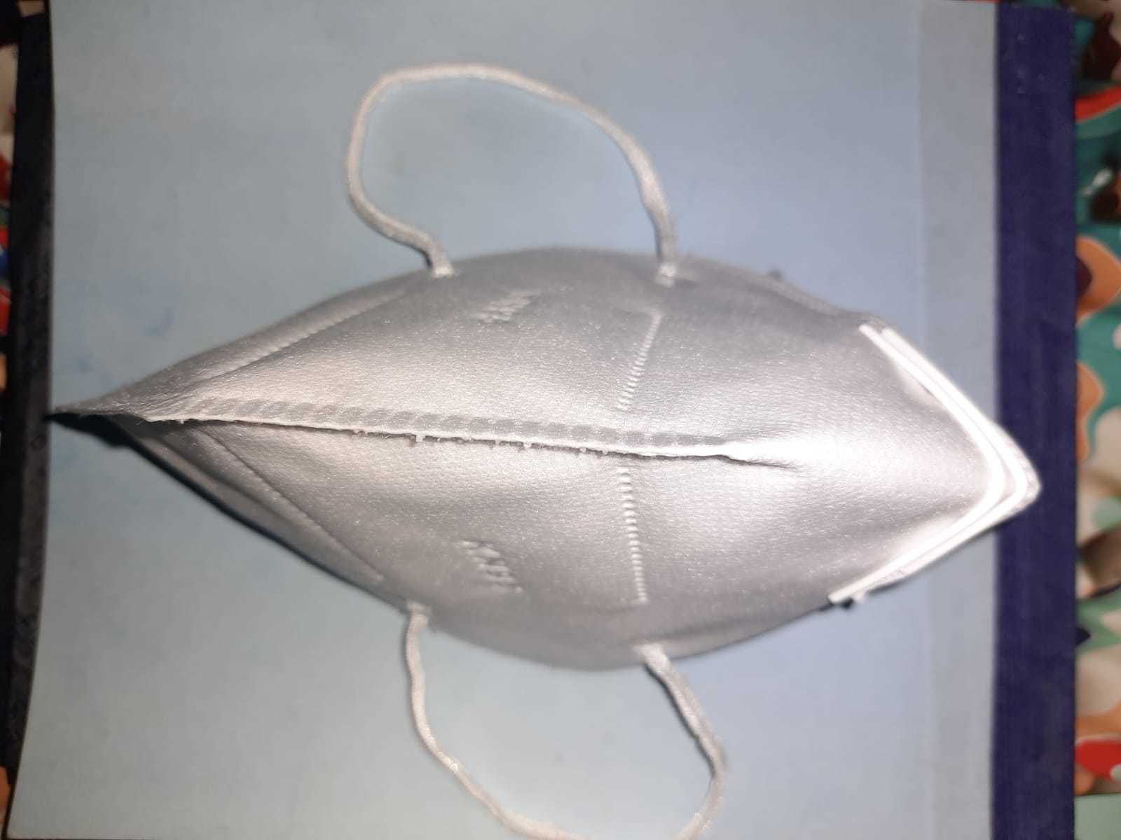 N95 Face Masks - Non-woven Fabric, Standard Size, White | 95% Filtration Efficiency, Fluid Resistant, Comfortable Fit