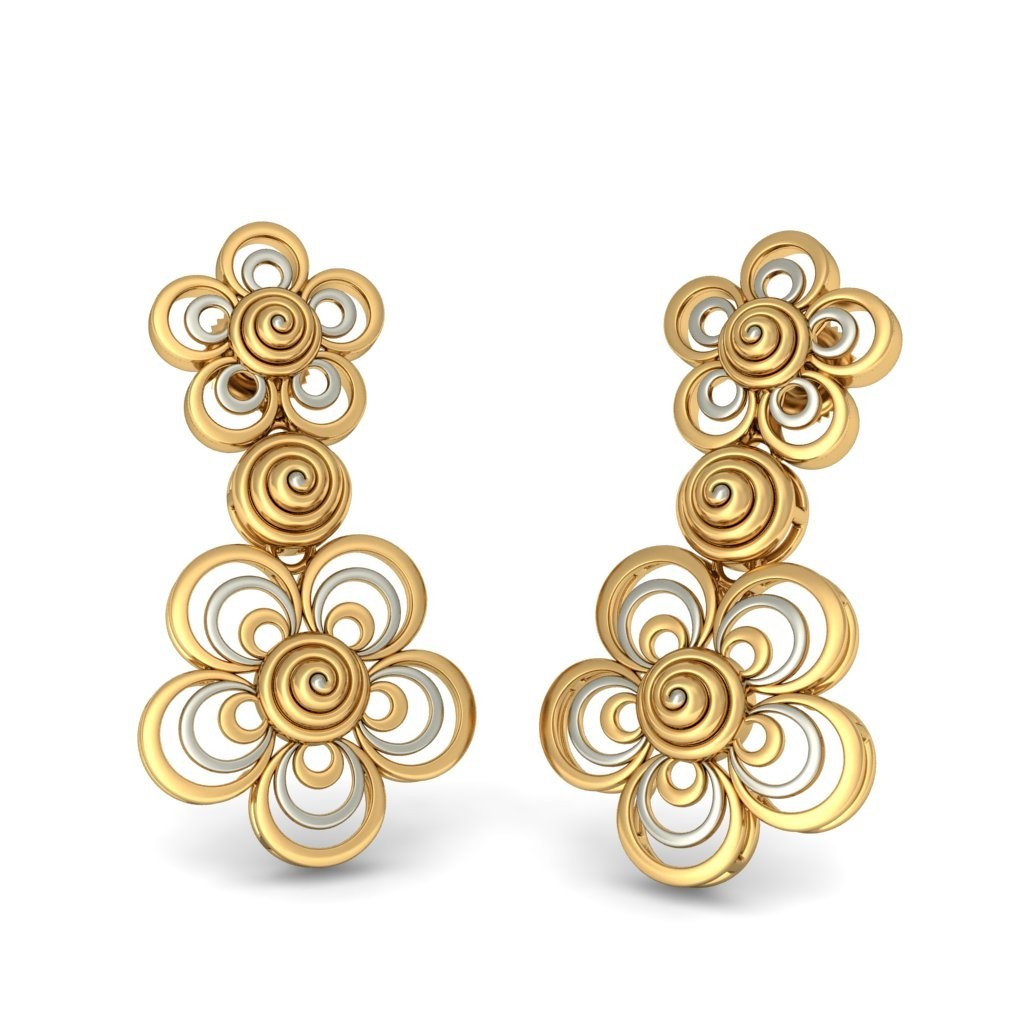 Silver Plain Earrings Gender: Women