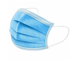 Surgical Face Mask - 3 Ply Non Woven Fabric, Enhanced Filtration Efficiency of 95%, Comfortable Fit with Adjustable Elastic Loops