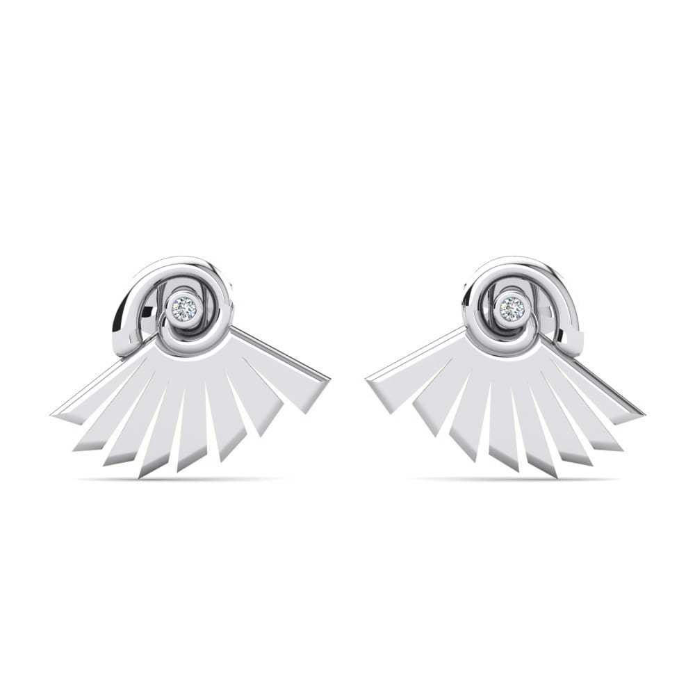 Plain Earring Sterling Silver Gender: Women