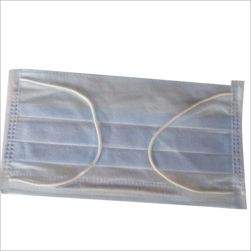 3 Layer Face Mask - Non Woven Fabric, Blue Color | Unisex Personal Care, Protection From Bacteria