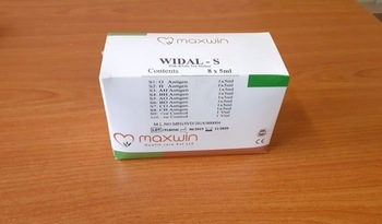 Widal Antigen Sets For Typhoid Slide And Tube Tests