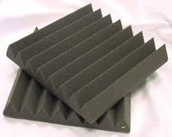 Grey Horizontal Flame Foam