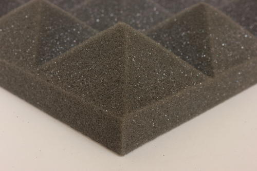 Grey Horizontal Flame Foam