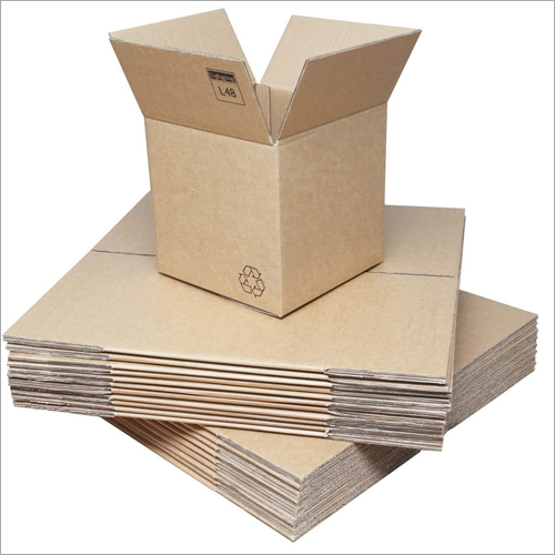 Brown Customized Corrugated Box