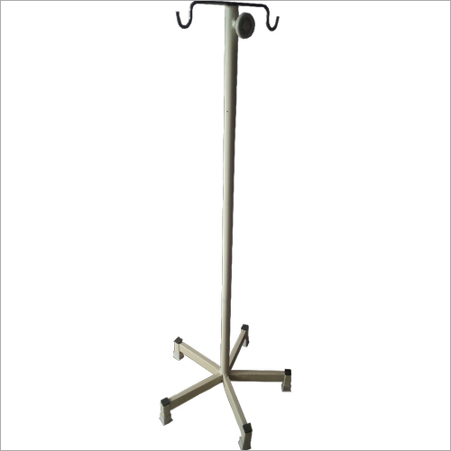 IV Stand - Adjustable Height, Powder Coated Steel | 3 Hooks, Assembly Required