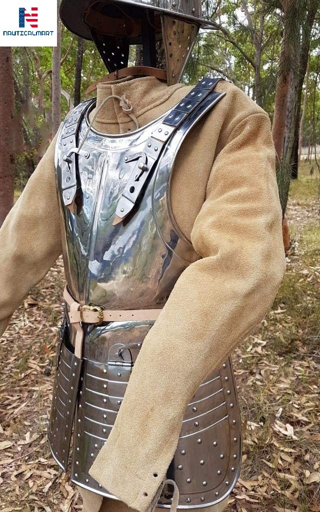 Nauticalmart Medieval Larp Fantasy Costume Steel Armour Cuirass Breastplate