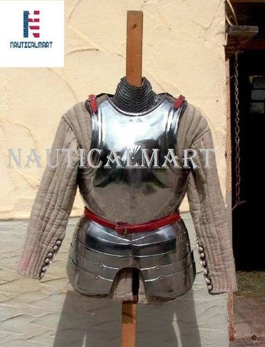 Nauticalmart मध्यकालीन Larp फैंटेसी कॉस्टयूम स्टील आर्मर कुइरास ब्रेस्टप्लेट