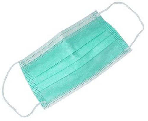 Green 3 Ply Surgical Mask