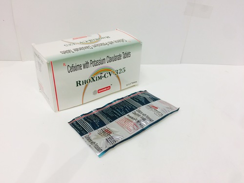 पोटेशियम क्लैवुनेट टैब के साथ सेफ़िक्साइम।