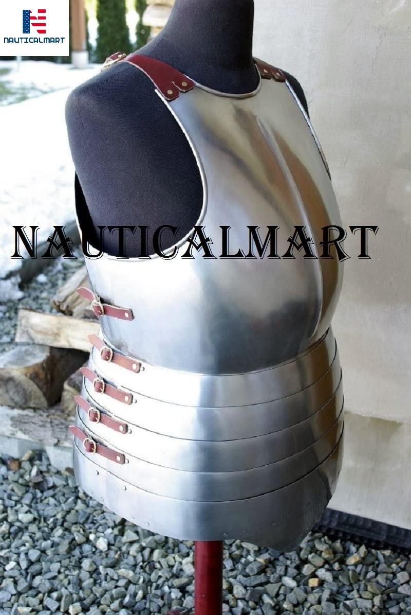 Nauticalmart Medieval Reenactment Steel Cuirass Front & Back Medieval Breastplate