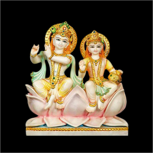 Marble Radha Krishna Statue For Temple