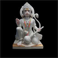 White Marble Hanuman Statue