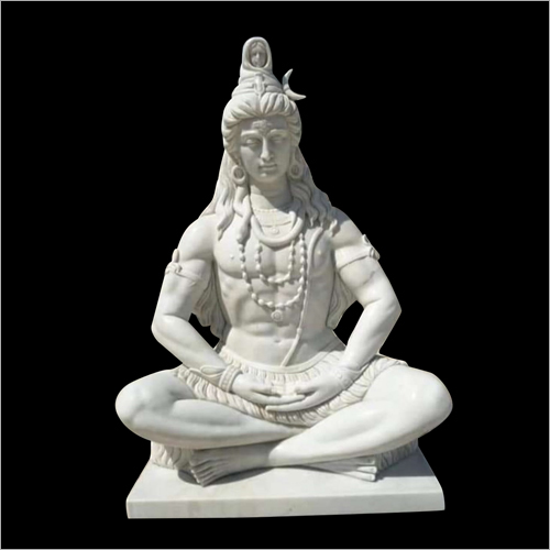 सफेद संगमरमर की भगवान शिव प्रतिमा