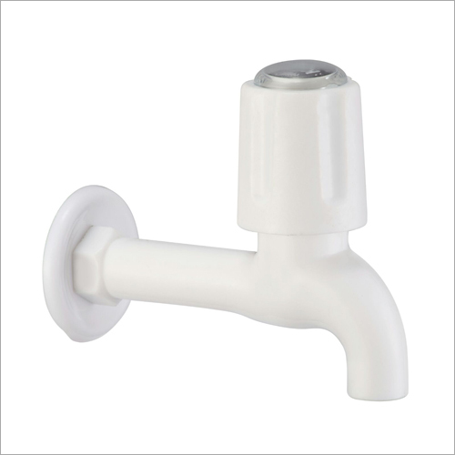 Long Tap - PVC Material , 12 Inch , White Color - Perfect Finish, Easy Usage, Rigid Design, Easy Installation, Least Maintenance