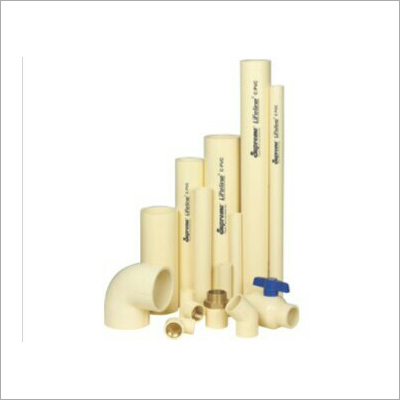 Supreme CPVC Pipe Fitting - CPVC Material, Various Dimensions, Ivory Color | 100 PSI Pressure Rating, 180°F Temperature Rating, ASTM Standards for Water Supply