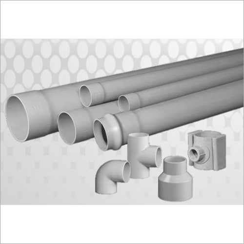 Supreme PVC Pipe Fitting - PVC, Size Range: 15-150mm, Gray | Cost-Effective, Durable, Easy Install, Reliable, Watertight, Pressure Rating: 10 bar