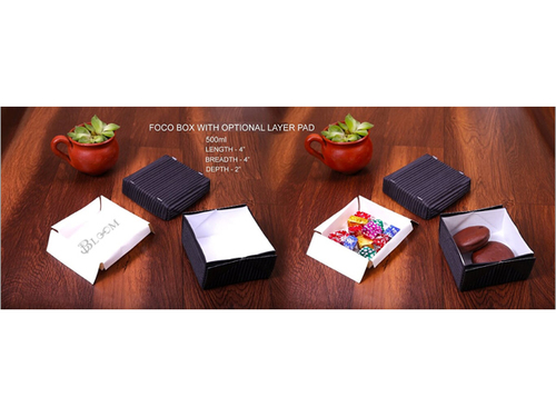Square 500Ml Optional Layer Pad Foco Packaging Box